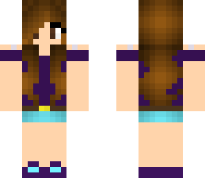 blue and purple girl