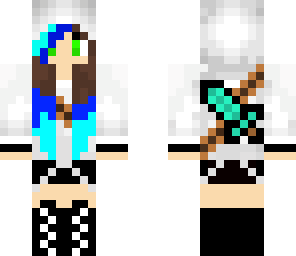 warrior girl blue