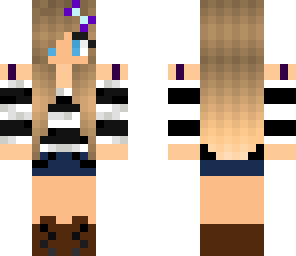 cute stripe shirt girl
