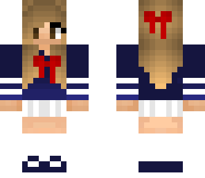 anime school girl