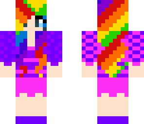rainbow girl