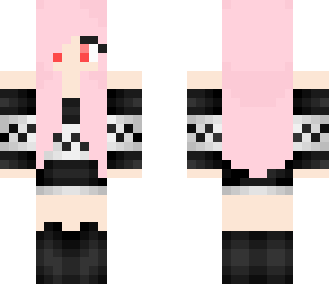 demon pink hair girl