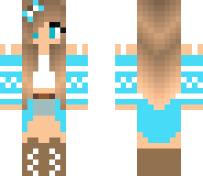 blue girl