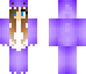 purple dino girl
