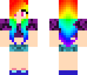 rainbow girl