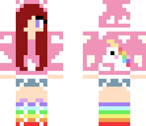 red rainbow unicorn