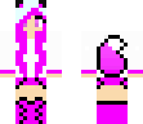 pink fox girl
