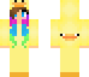 lily in a duck onesie