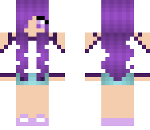 purple gamer girl