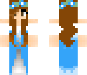 medival girl with brown omber hair