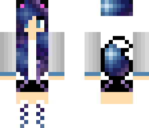 galaxy wolf girl