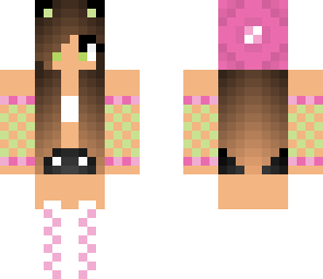 cute pink kitty kat girl