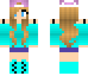 cool blue girl