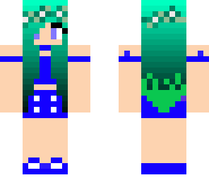 blue girl