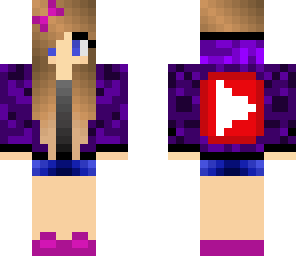purple youtuber girl