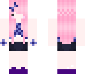 pink hair chibi