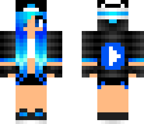 blue youtube girl