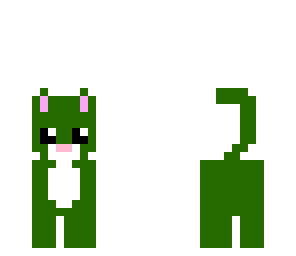 dark green kitty