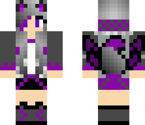 purple winged wolf