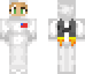 blonde astronaut