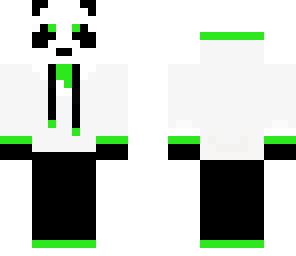 green jacket panda