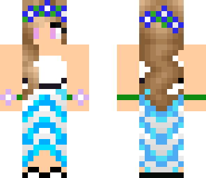 blue summer girl