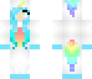 blue unicorn girl
