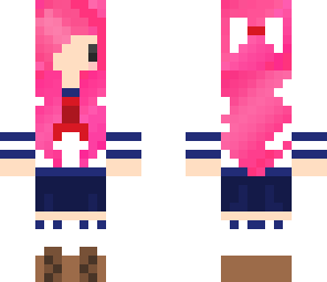 chibi school girl