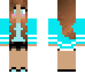 original cute girl blue