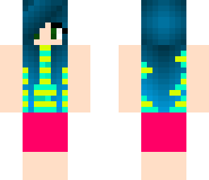 striped girl
