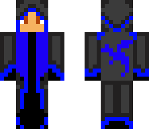 blue dark wizard girl