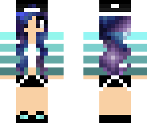 blue and purple tomboy