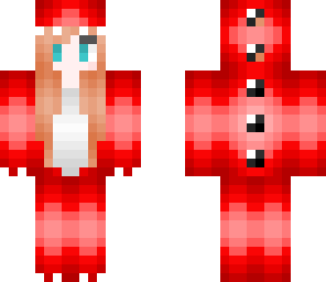 cute red dino girl
