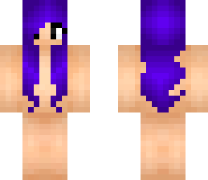 purple hair skin base