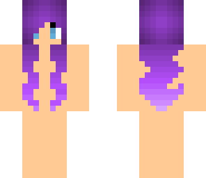 purple hair template