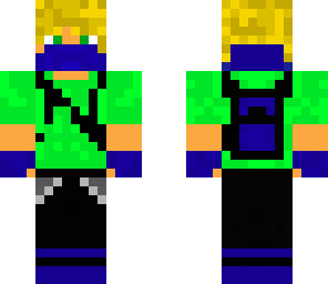 parkour boy green