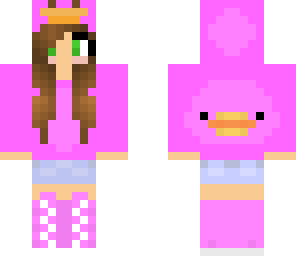 pink ducky girl