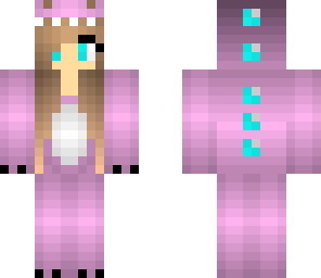pink dino girl