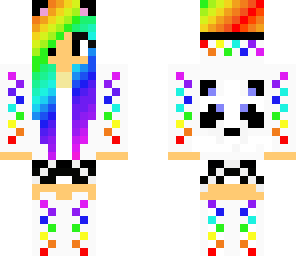 rainbow panda