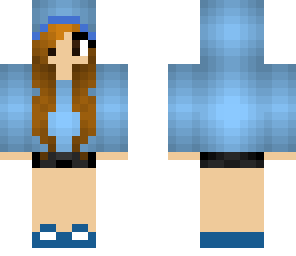 blue hoodie