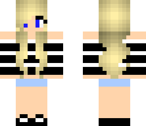 chill striped shirt girl