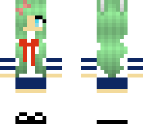 me as an anime school girl