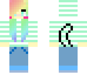 rainbow mint cat