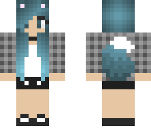 cyan fox girl