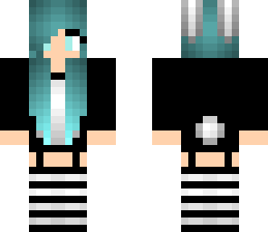 aqua bunny girl