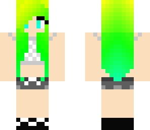 neon sporty girl