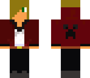 red hoddie