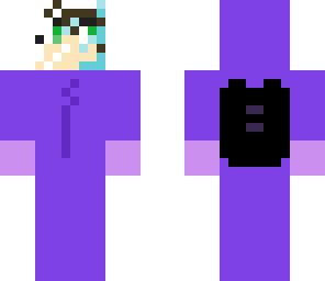 purple diving suit girl