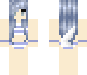 cute wolf girl in bikini