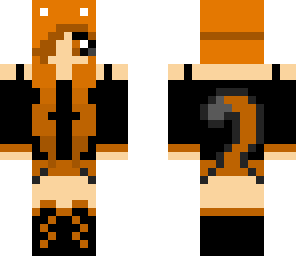 orange and black